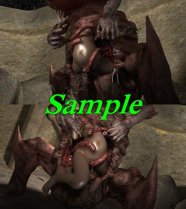 サンプル画像2:胎内触手淫獣2(ChapterX) [d_224161]