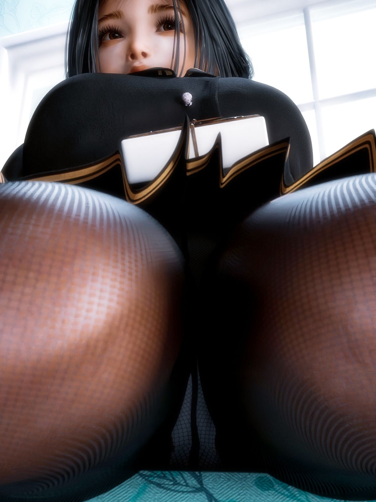 サンプル画像4:タイツ越しのパンツ8(かすみんティー) [d_224425]