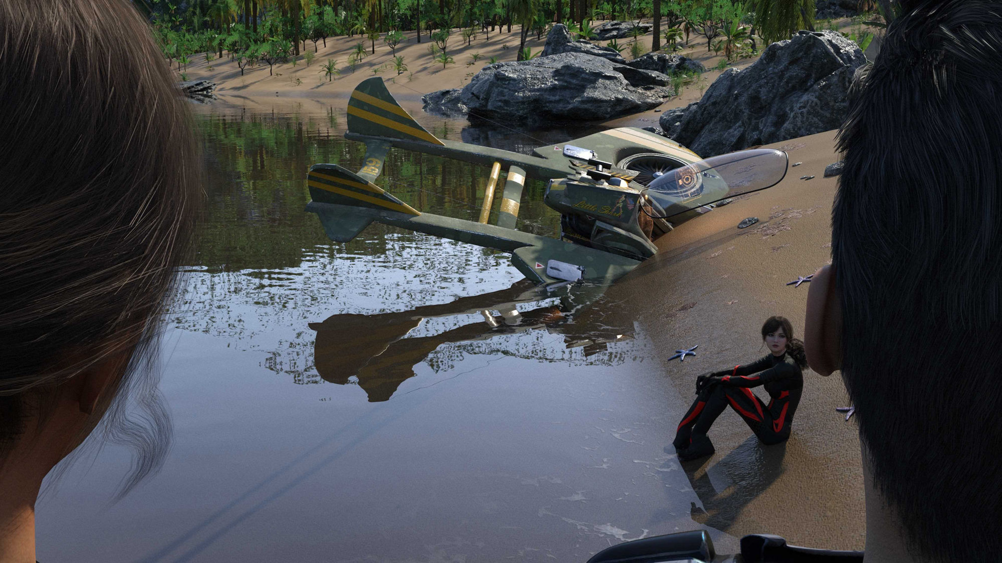 サンプル画像5:アヤとエッチな仲間たち(T＆A) [d_224919]