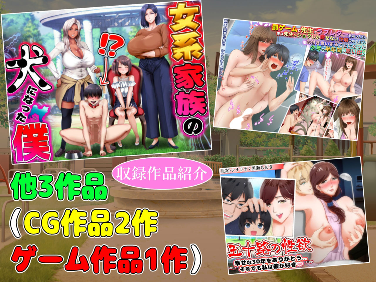 サンプル画像6:6サークル合同えりすぐりのCG集とゲーム出品可能最大値10GBパック（前編） ※本当は全作つめこみたかったのですが上限を超えるため価格も半分にして分割しました。(自由いんぽん党) [d_225059]