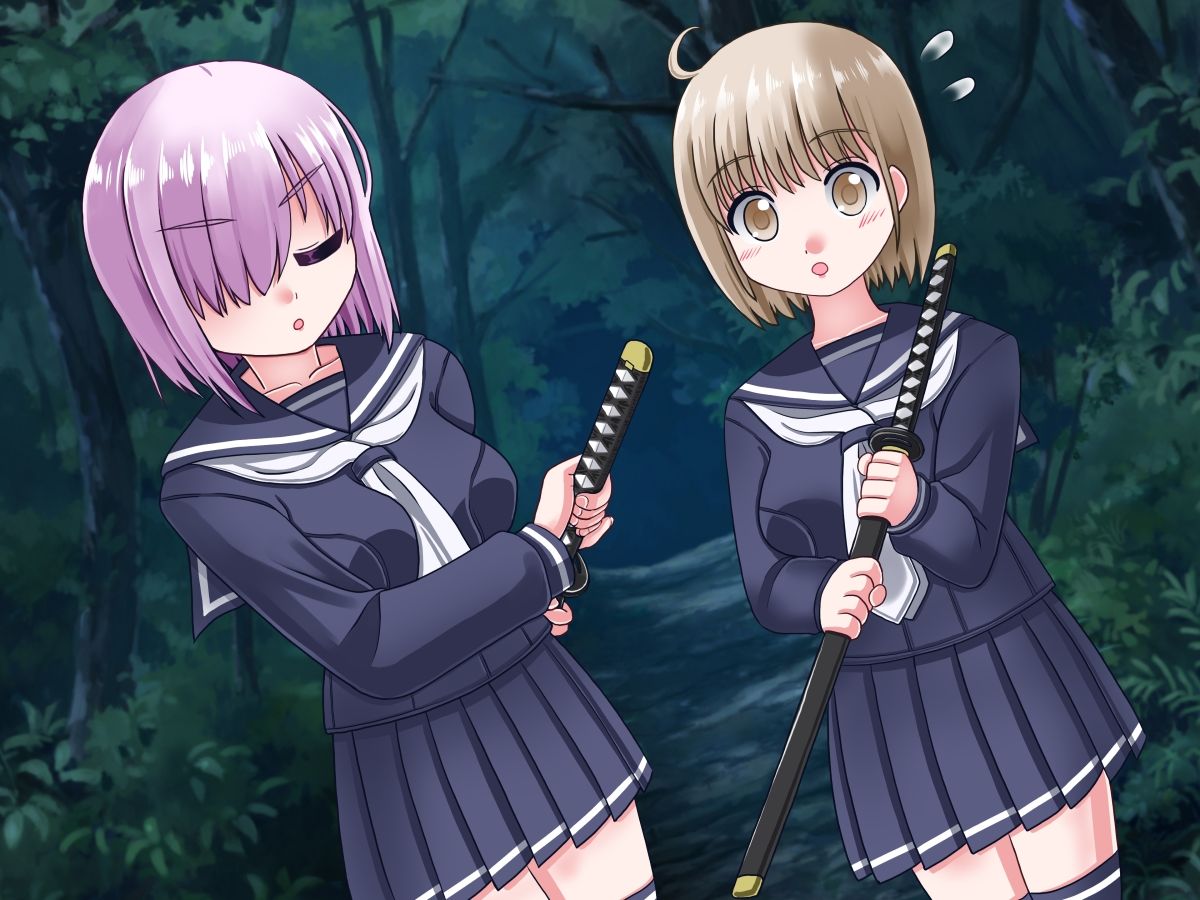 サンプル画像1:刀剣娘〜半宵に散った純血〜(田園9861) [d_225251]