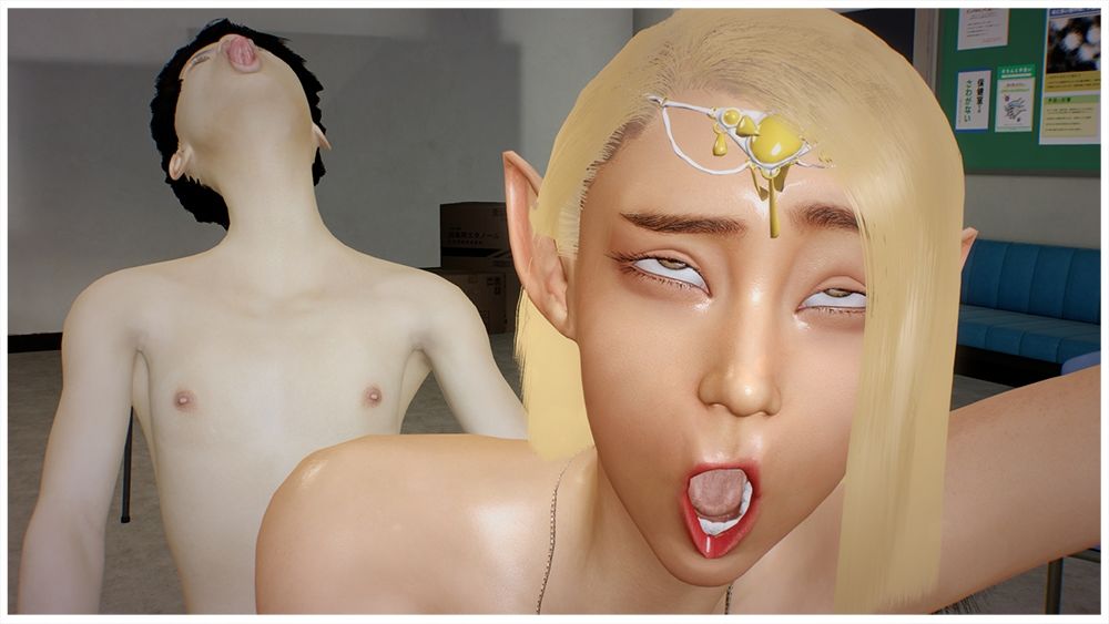 サンプル画像3:ムチムチハイエルフを召喚してみた01(ファーストフード) [d_225827]