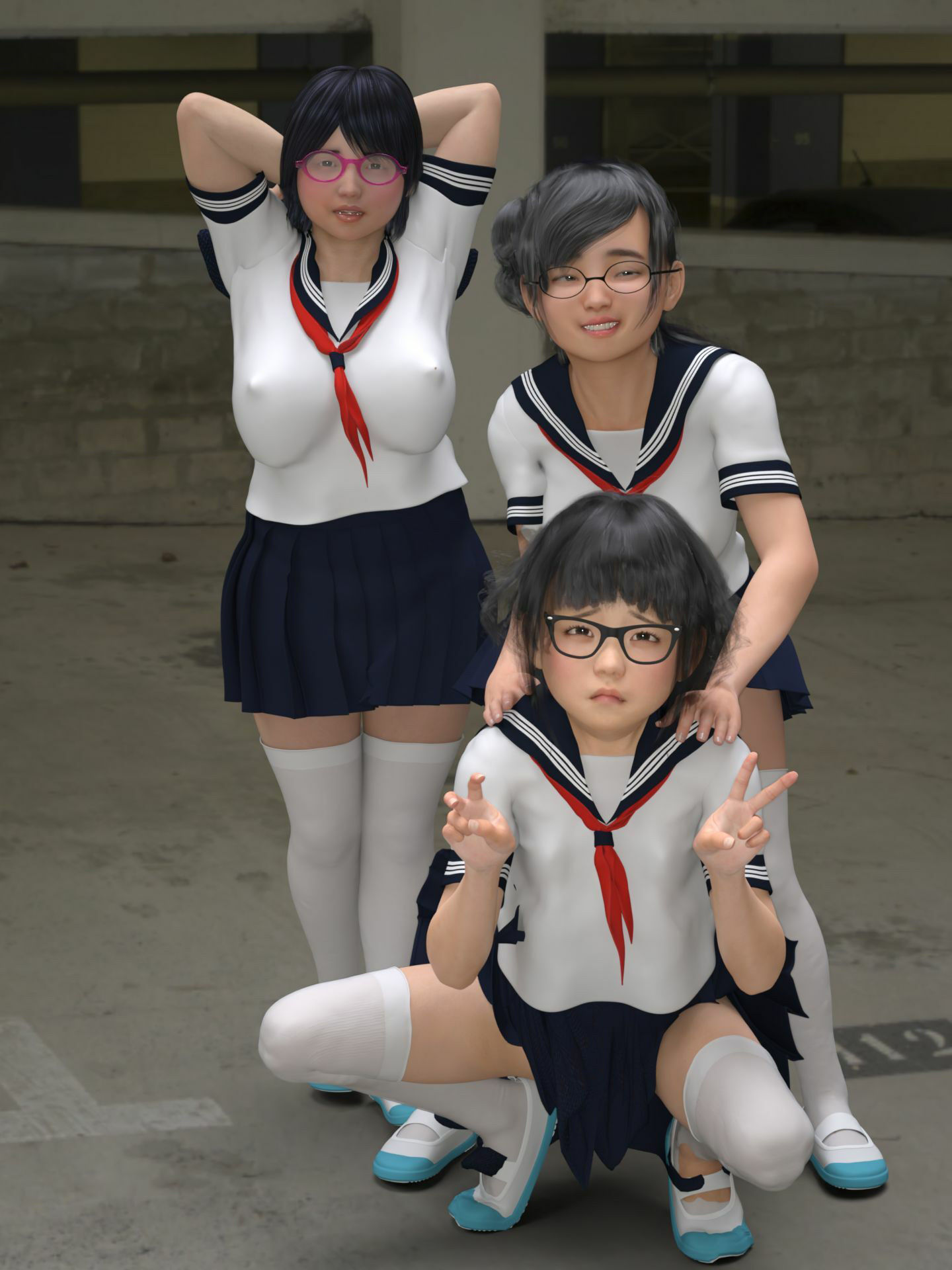 サンプル画像2:妄想直送vol.13 強●催●卑猥学園(妄想具現化機関) [d_226105]