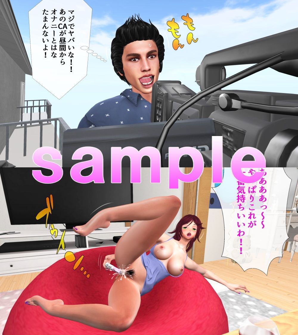 サンプル画像4:CAの引き裂かれたパンスト(ガールズラブボイス) [d_226279]