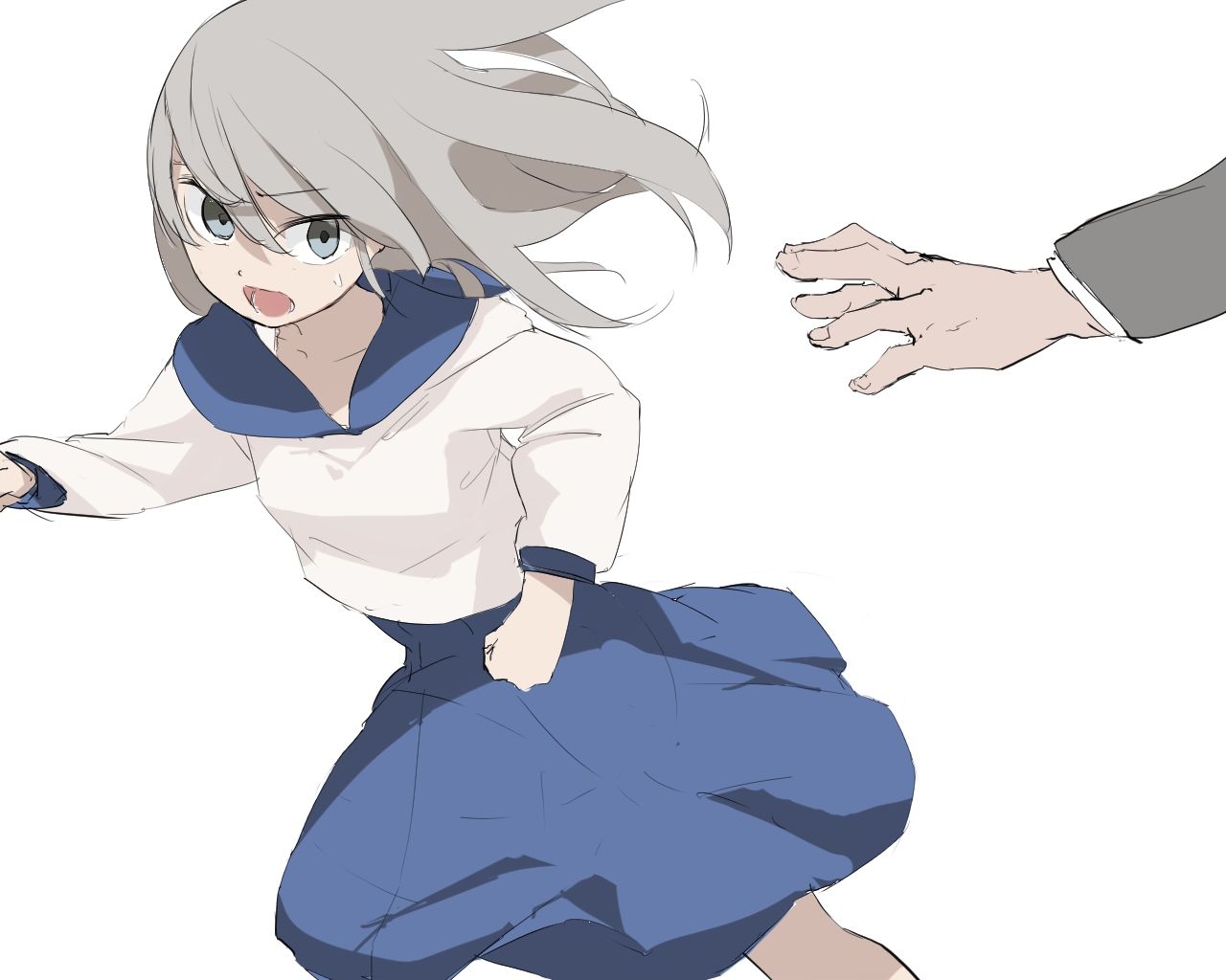 サンプル画像1:捕まったら絶対えっちなことされる果たして逃げ切れるか(もやし) [d_226668]