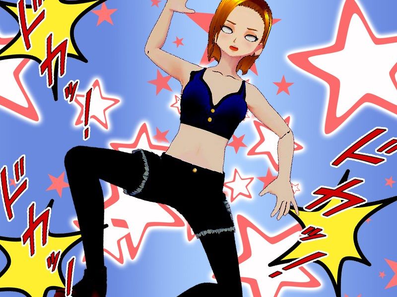 サンプル画像2:人造○間18○、まさかのモブ地球人に敗北レ●プ！？(同人美少女イラスト) [d_226993]