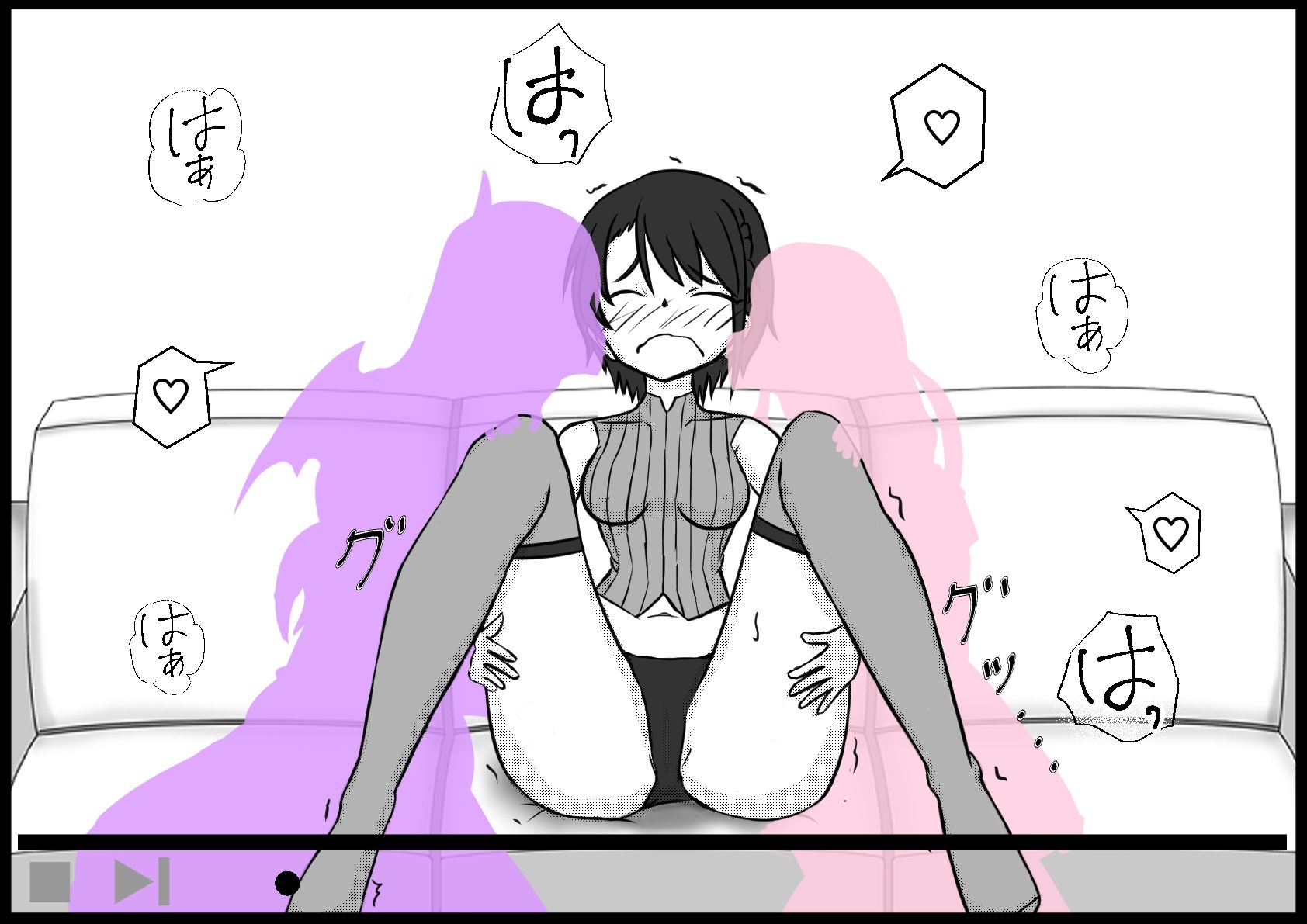 サンプル画像3:右隣の人がエッチな配信する！(09（まるきゅう）) [d_227426]