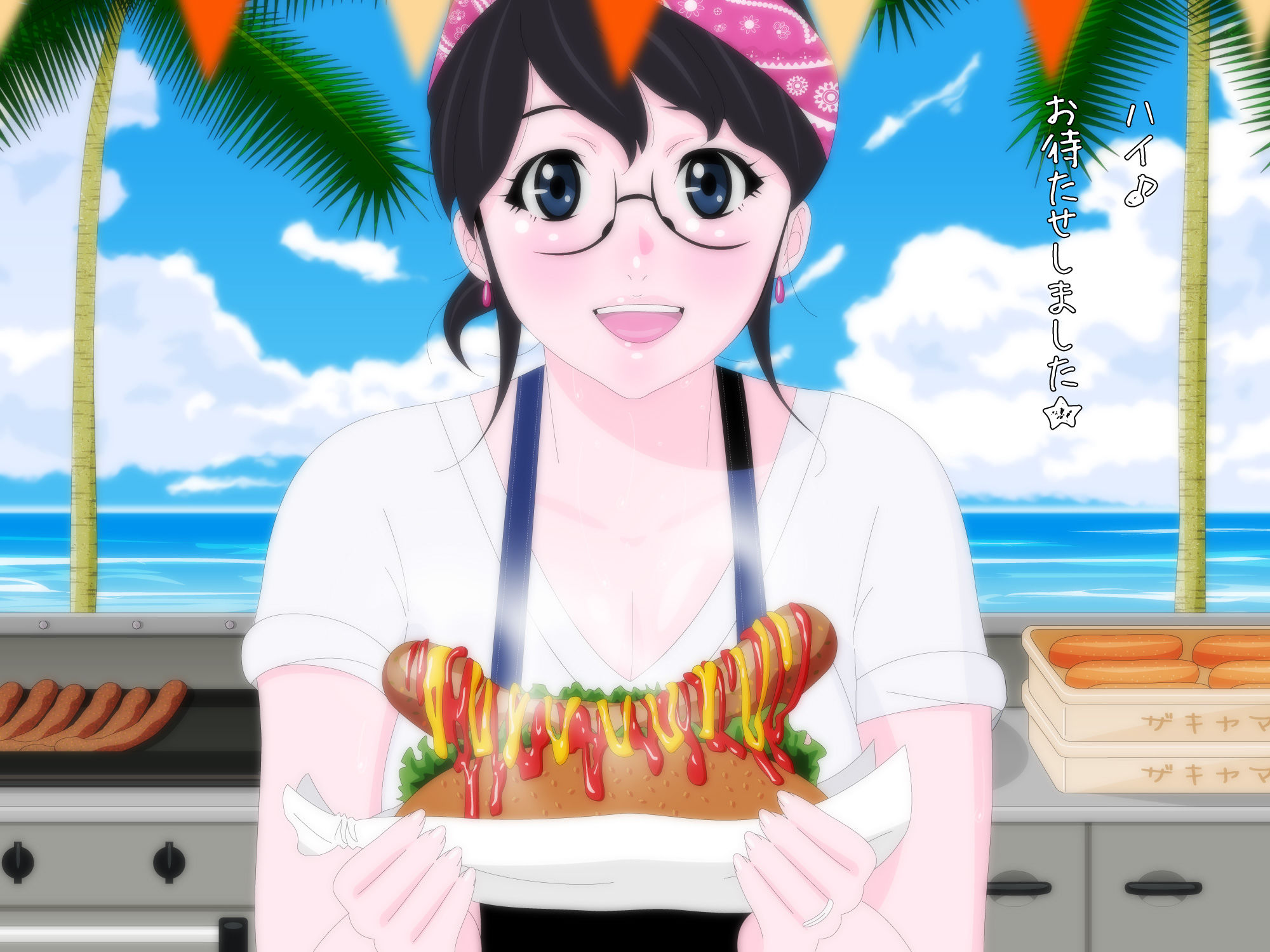 【VR】★ご試食1★キッチンカーお食事ランチタイム誘惑編