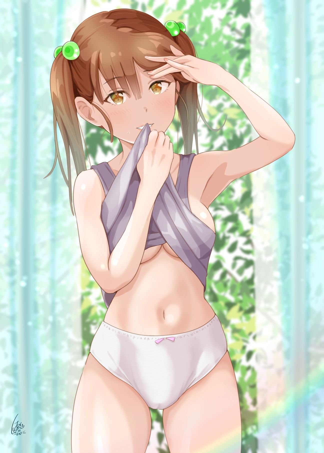 サンプル画像2:シャツをたくし上げすぎた妹に…(Island Lagoon) [d_228777]