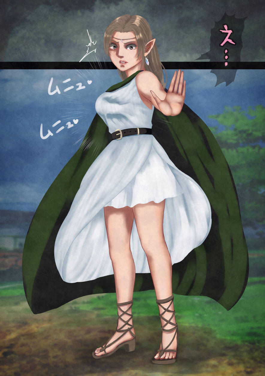 サンプル画像1:墜ちた獣人魔法―アナル搾乳される美貌の巨乳魔法使い―獣化魔法の使い手、ルティア・ナルシャーク(四葉弘彦) [d_230809]