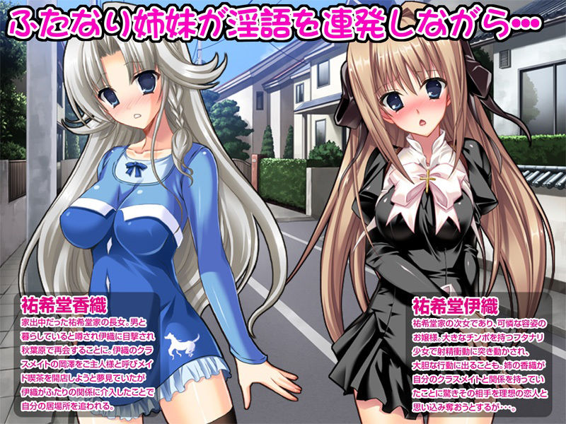 サンプル画像1:ふたなり姉妹のドスケベ露出センズリ秋葉原 〜朝からずっしり★ミルクポット2リットル前編(ハースニール) [d_231046]