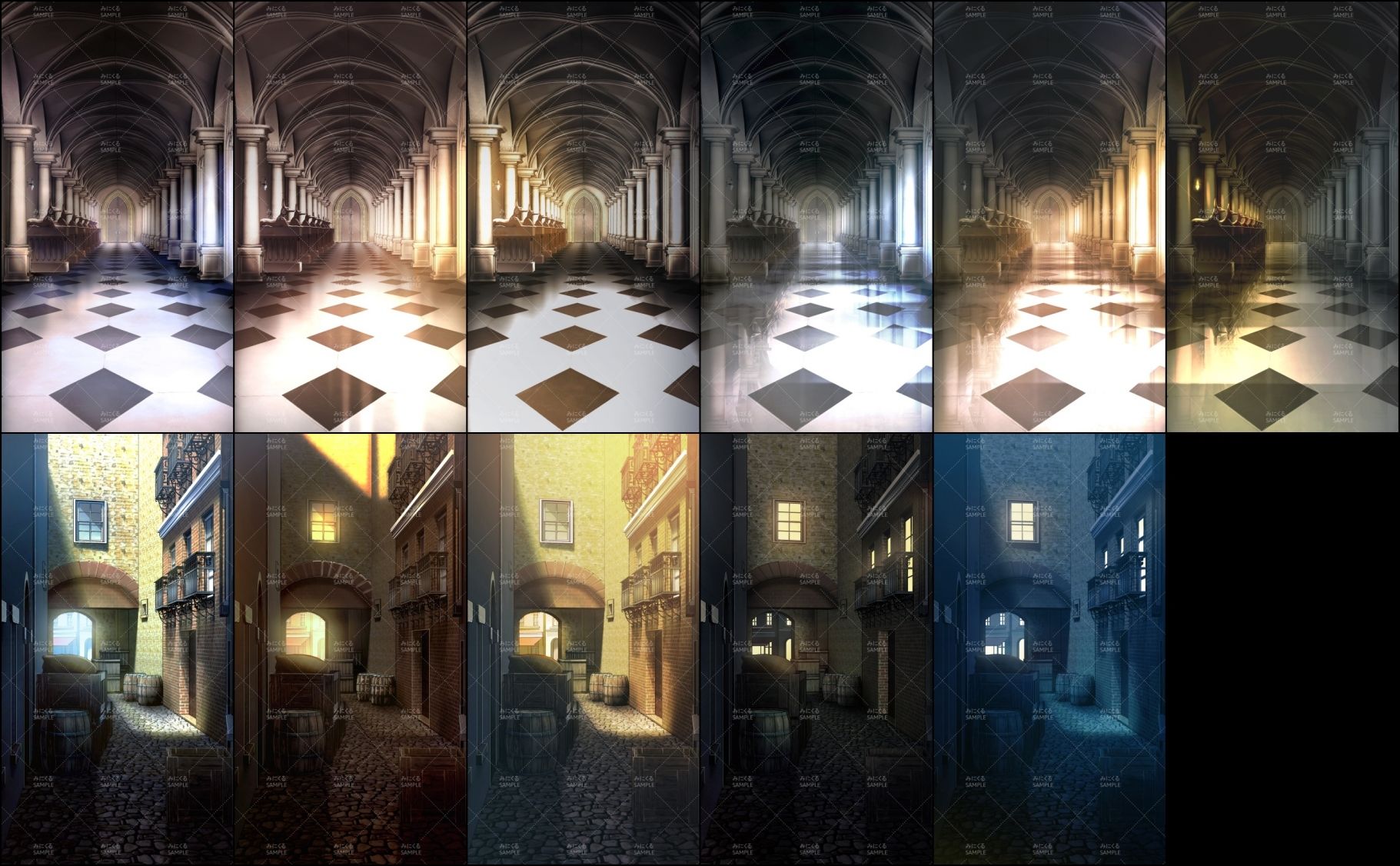 みにくる背景CG素材集『ファンタジー編』part01 （ブーストパック）
