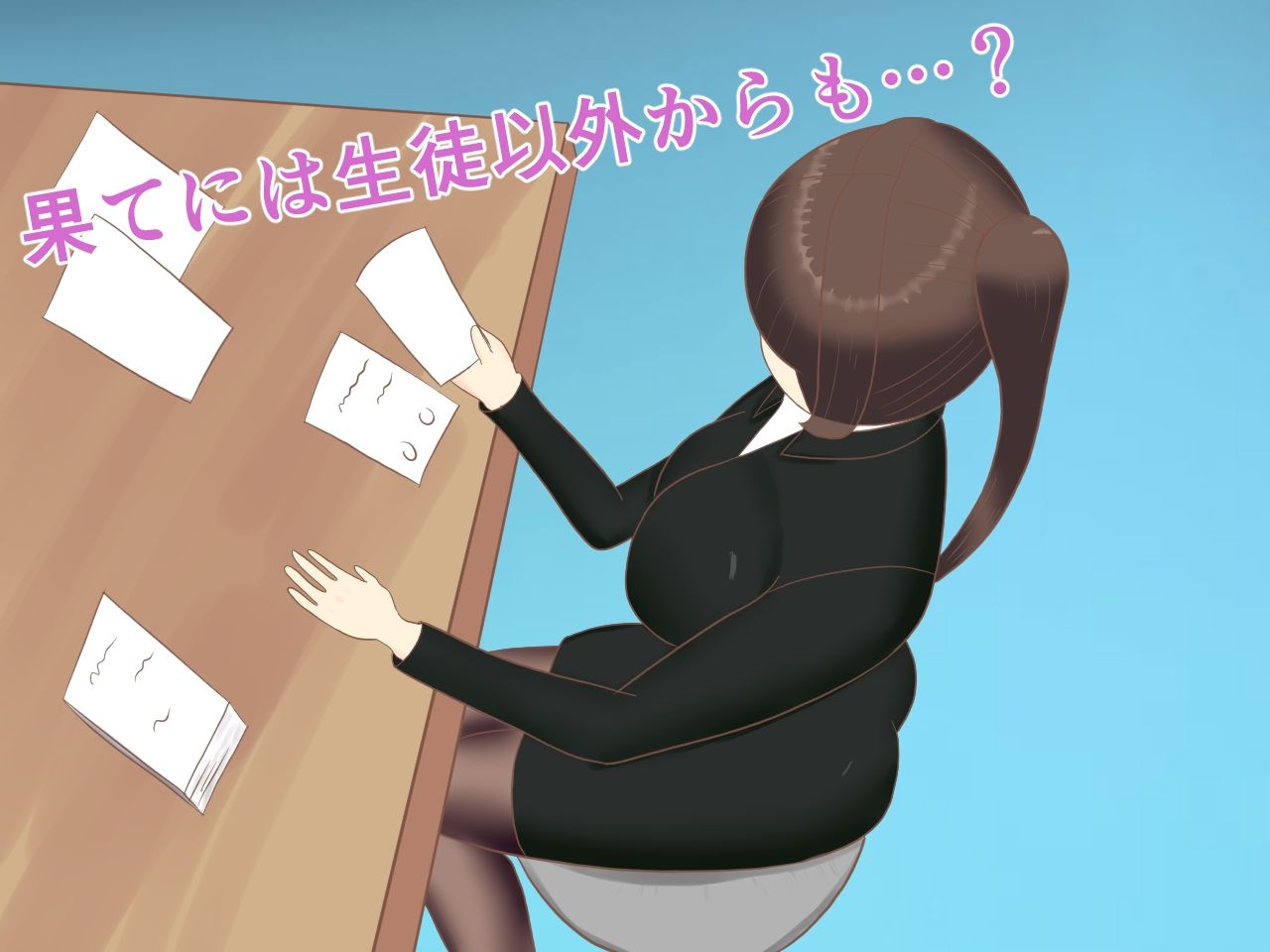 サンプル画像4:女生徒用の性処理バイトで働くことになった件(ロミ子とジュリエッタ) [d_231567]