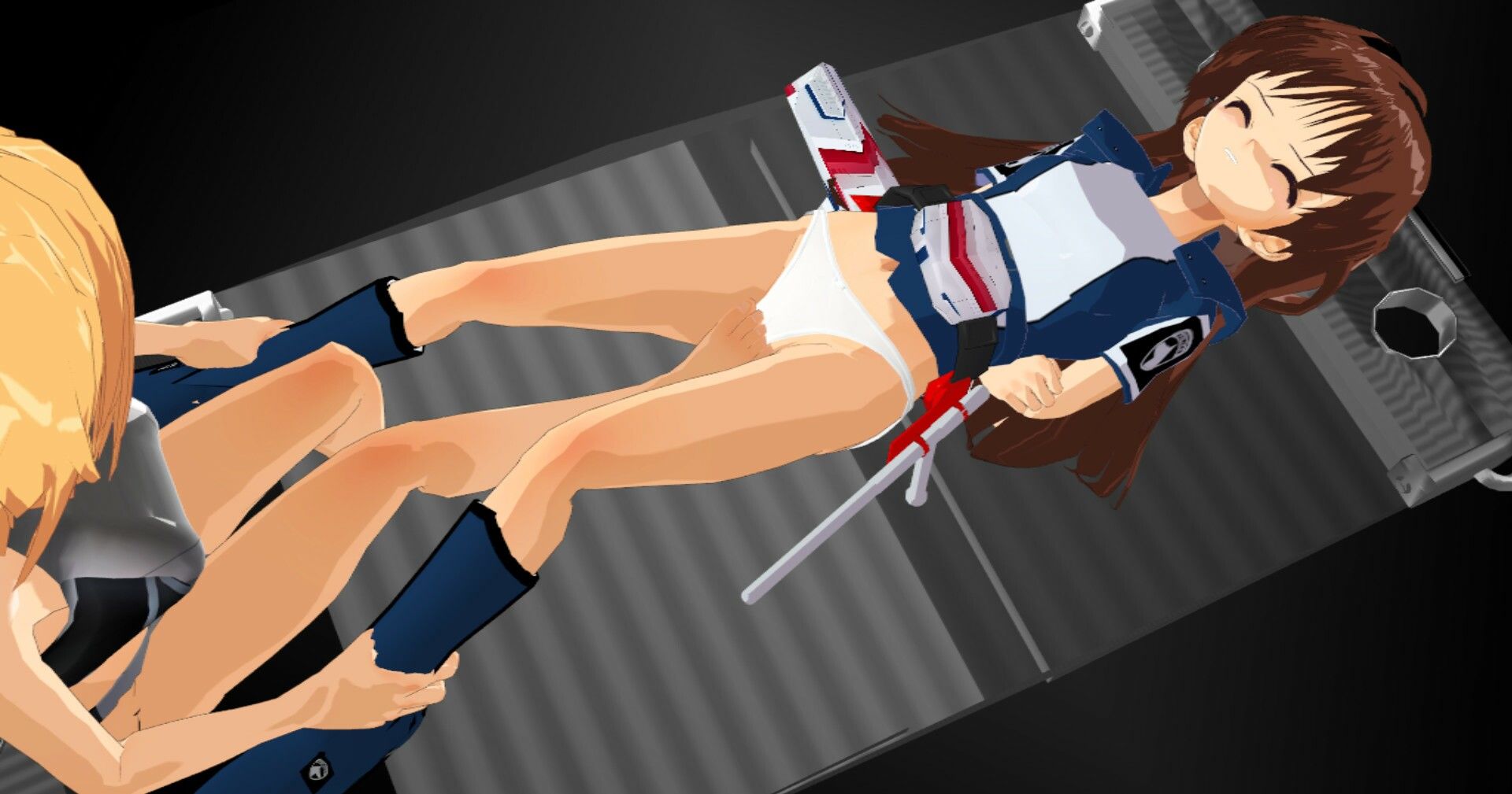 サンプル画像5:電気あんま アニメ-ション(888) [d_231812]