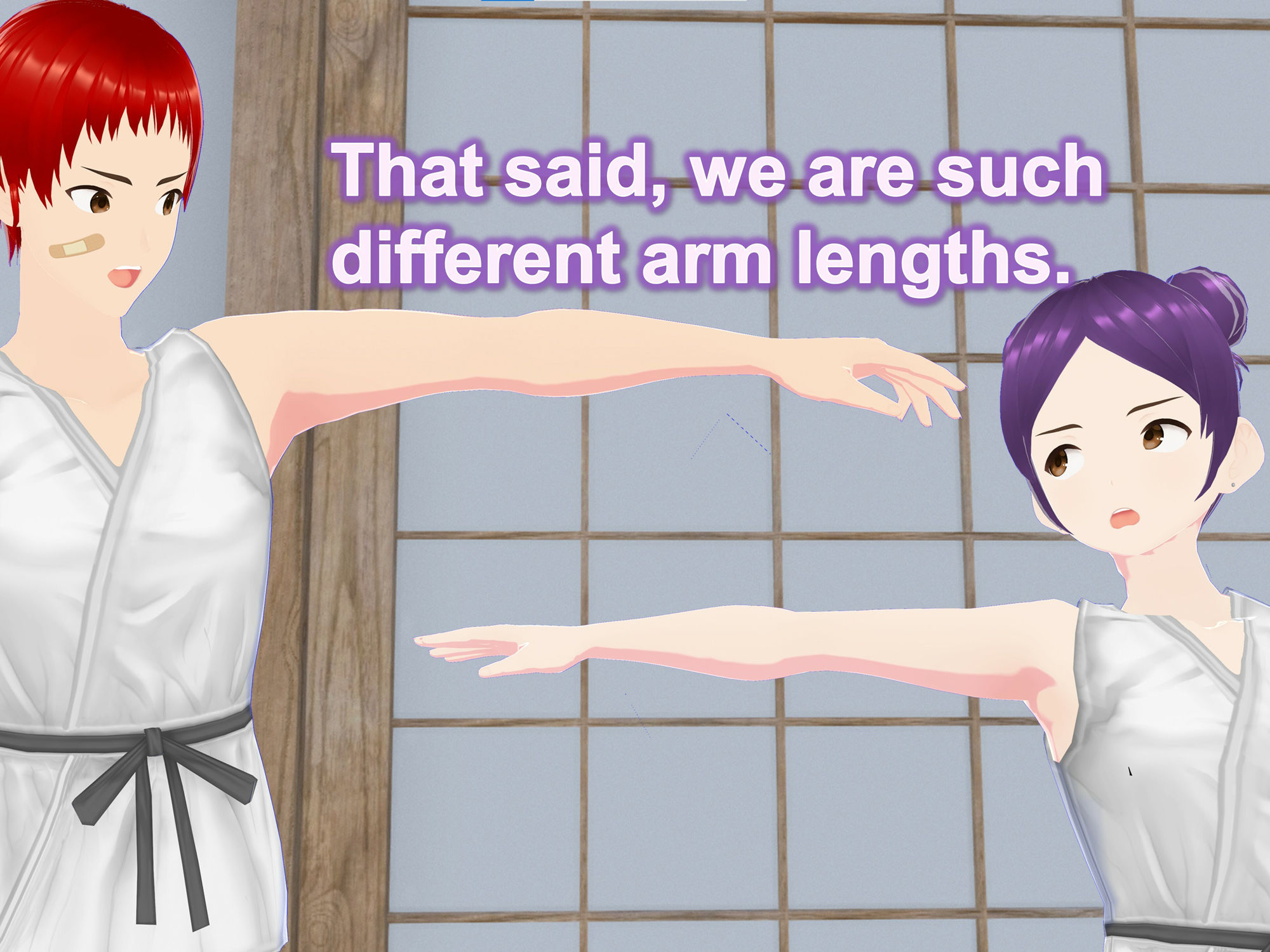 サンプル画像2:Outgrowing only girls， Overtake boys， Growth sound in martial arts training(女子成長クラブ) [d_232664]