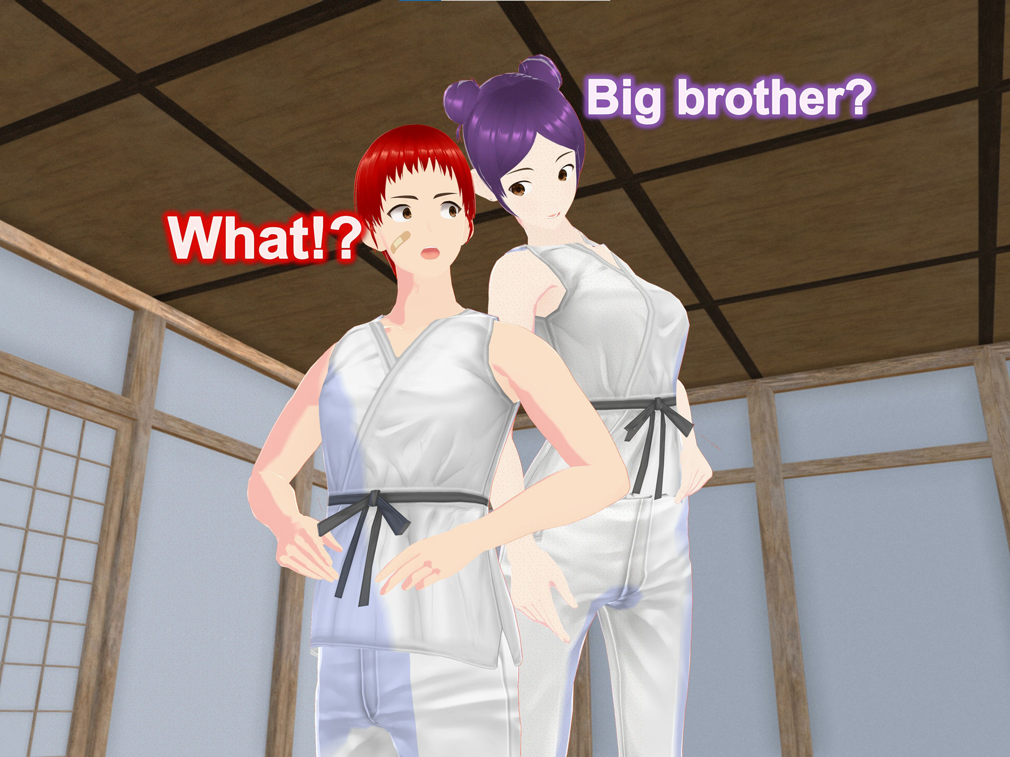 サンプル画像4:Outgrowing only girls， Overtake boys， Growth sound in martial arts training(女子成長クラブ) [d_232664]