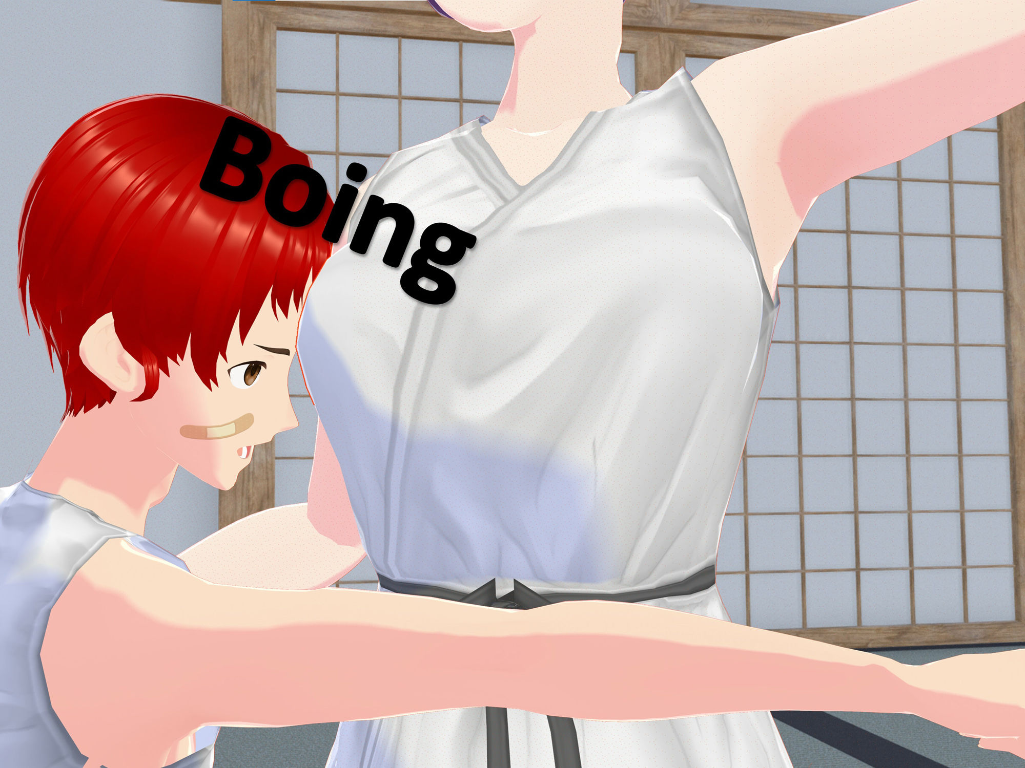 サンプル画像5:Outgrowing only girls， Overtake boys， Growth sound in martial arts training(女子成長クラブ) [d_232664]