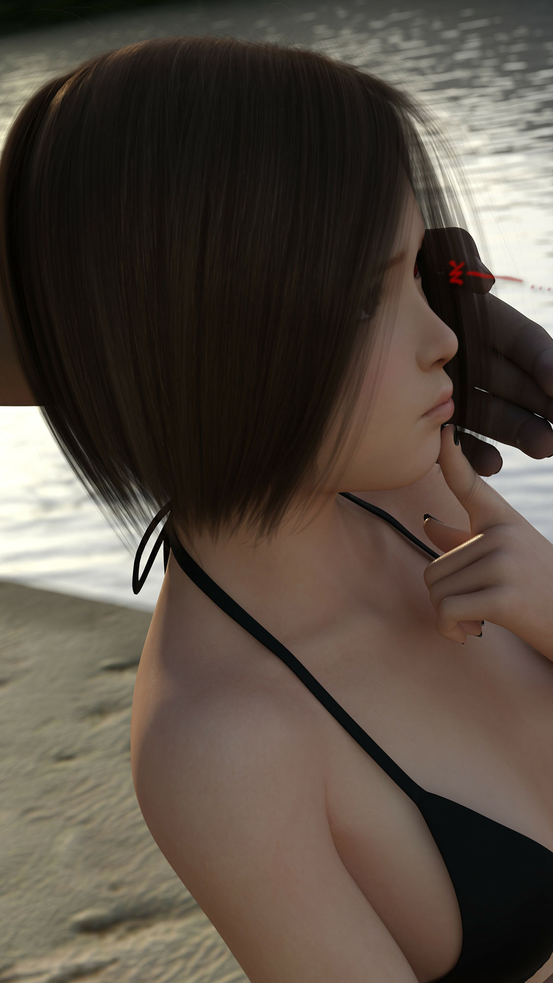 サンプル画像1:歩きスマホにご用心！！(tar) [d_232669]