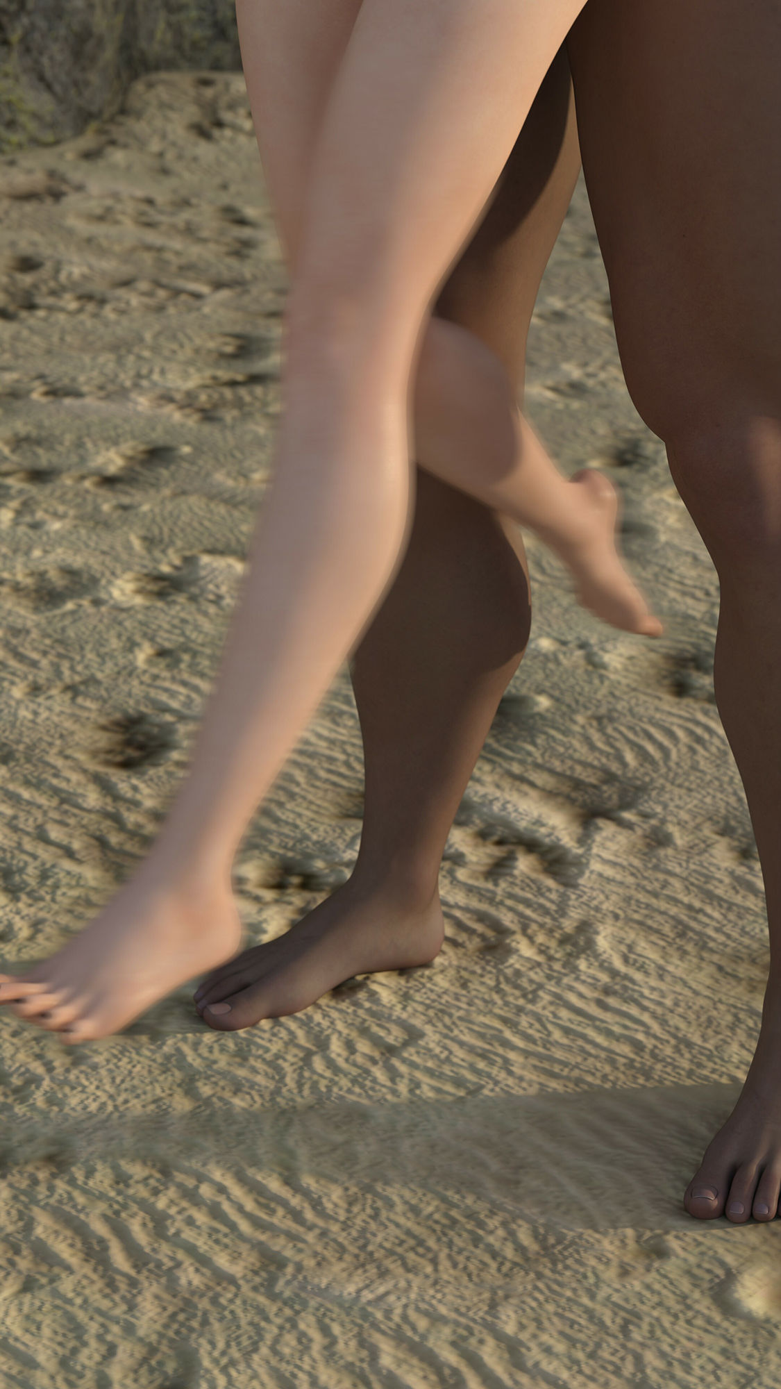 サンプル画像3:歩きスマホにご用心！！(tar) [d_232669]