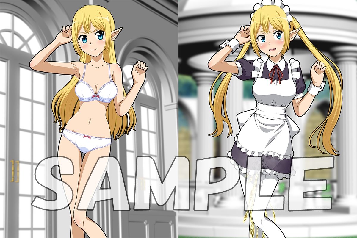 サンプル画像4:牡丹桜 画像の元 -眼鏡委員長＆エルフ娘- JPセット(牡丹桜) [d_233110]