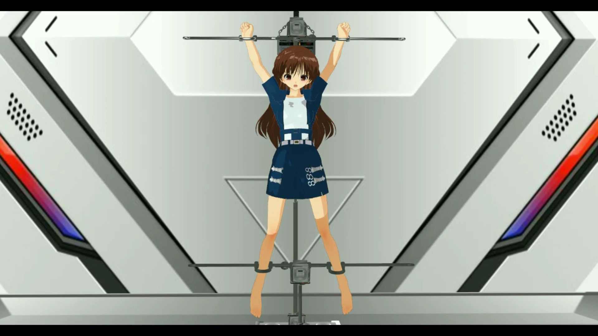 サンプル画像1:動画版【囚われた正義の美少女ヒロイン銀河警察アイ〜監禁陵●第一章】2話 囚われ た正義の美少女ヒロイン(888) [d_233351]