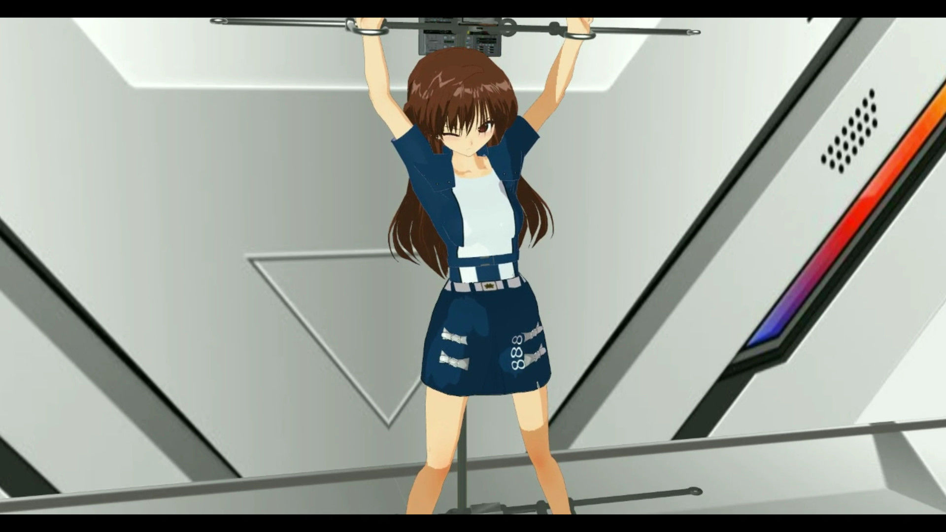 サンプル画像2:動画版【囚われた正義の美少女ヒロイン銀河警察アイ〜監禁陵●第一章】2話 囚われ た正義の美少女ヒロイン(888) [d_233351]