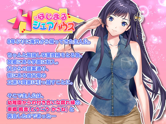 サンプル画像1:Hではじまるシェアハウス モーションコミック版 東郷 楓音編(ほわいとたおる) [d_233822]