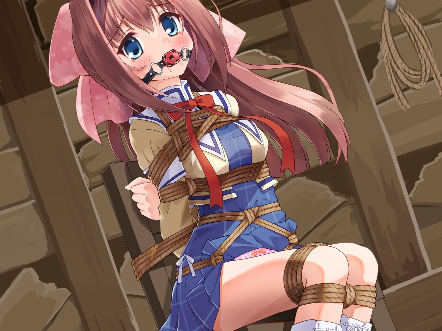 サンプル画像2:着衣緊縛CG集 なわのかなた 2022A(村雲茶屋) [d_233981]