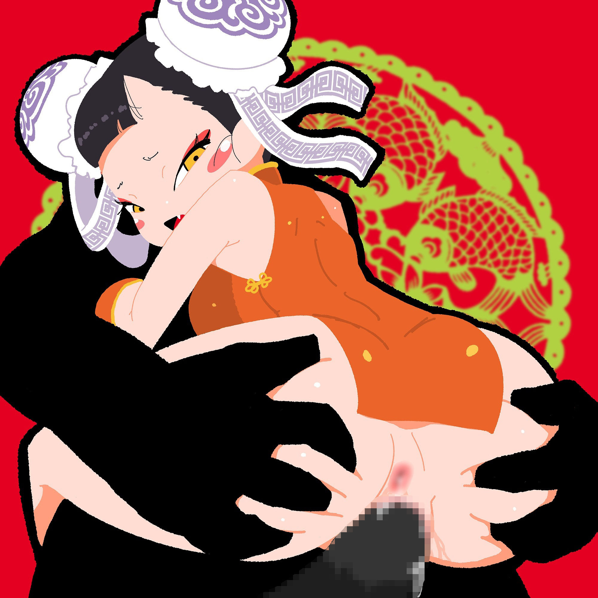 サンプル画像3:チャイナタウンミートGIFCG集2022年2月号(一ドル硬貨) [d_234557]