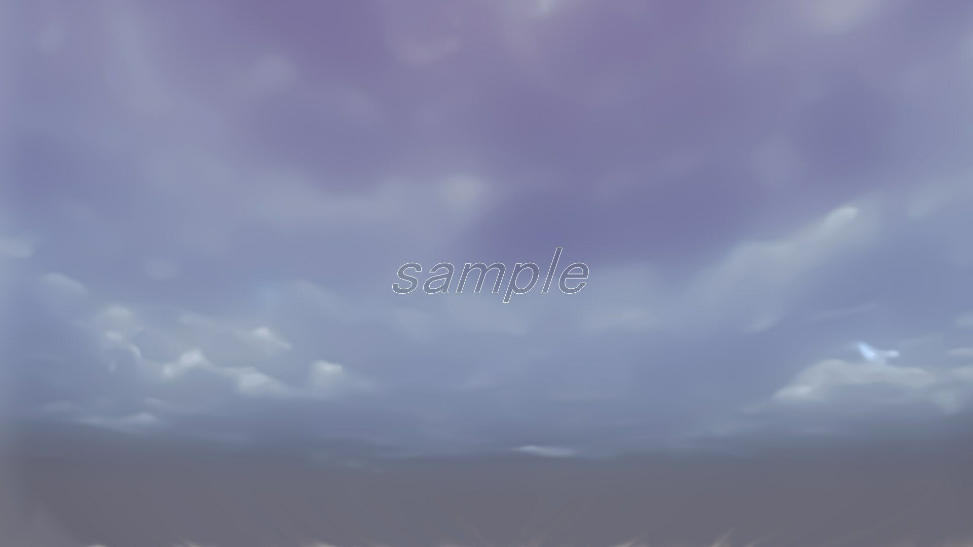 イラスト「空、雲」背景素材集＜35枚セット＞