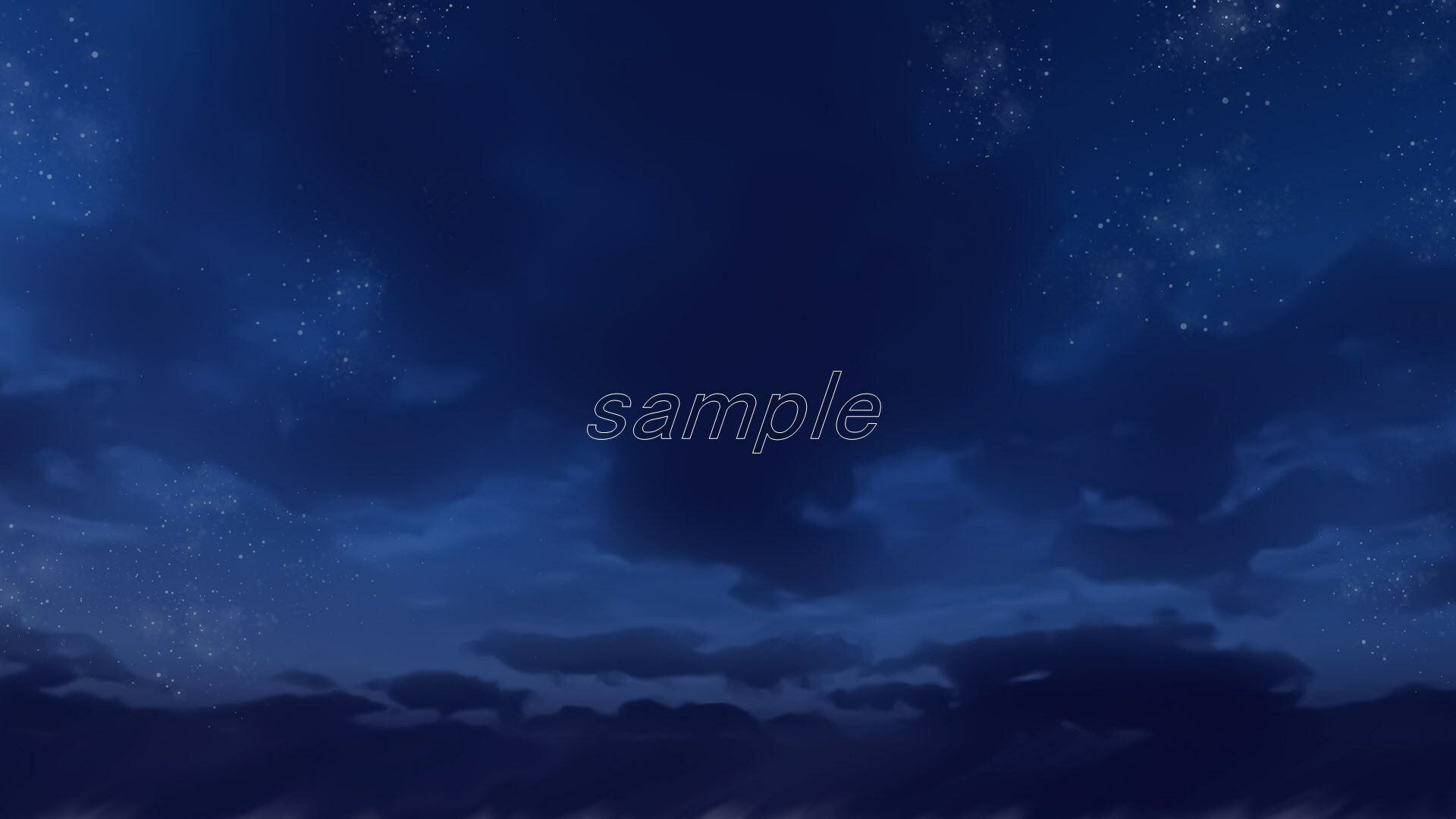 イラスト「空、雲」背景素材集＜35枚セット＞