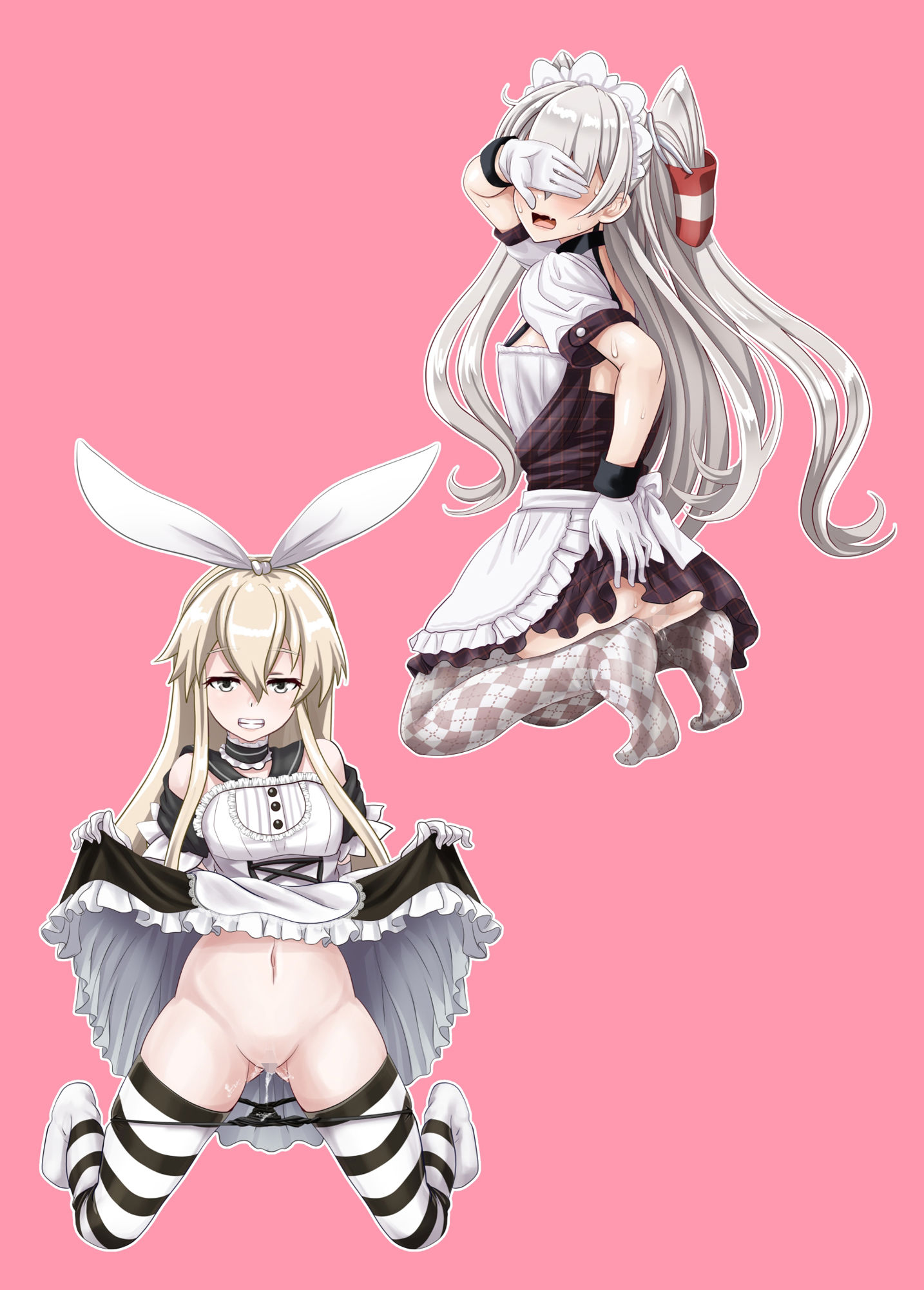 サンプル画像4:Maiden Fleet Girls メイド艦○れ （R-18版）(tk8の小屋) [d_234868]