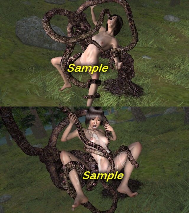 サンプル画像1:触手獣の森(ChapterX) [d_237078]