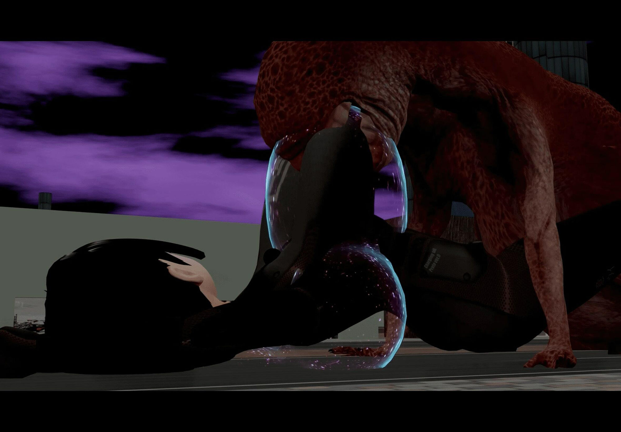 サンプル画像2:巨大ヒロイン 敗北乳辱(搾乳ゾンビクラブ) [d_237463]