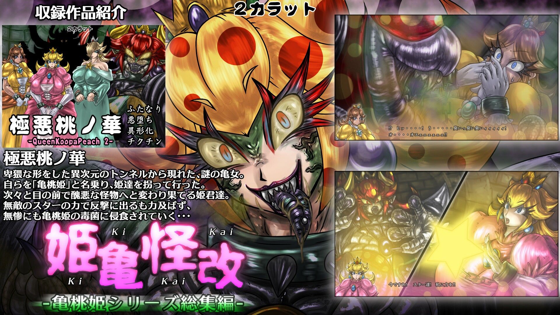 サンプル画像2:姫亀怪改 -亀桃姫シリーズ総集編-(2CARAT) [d_237479]