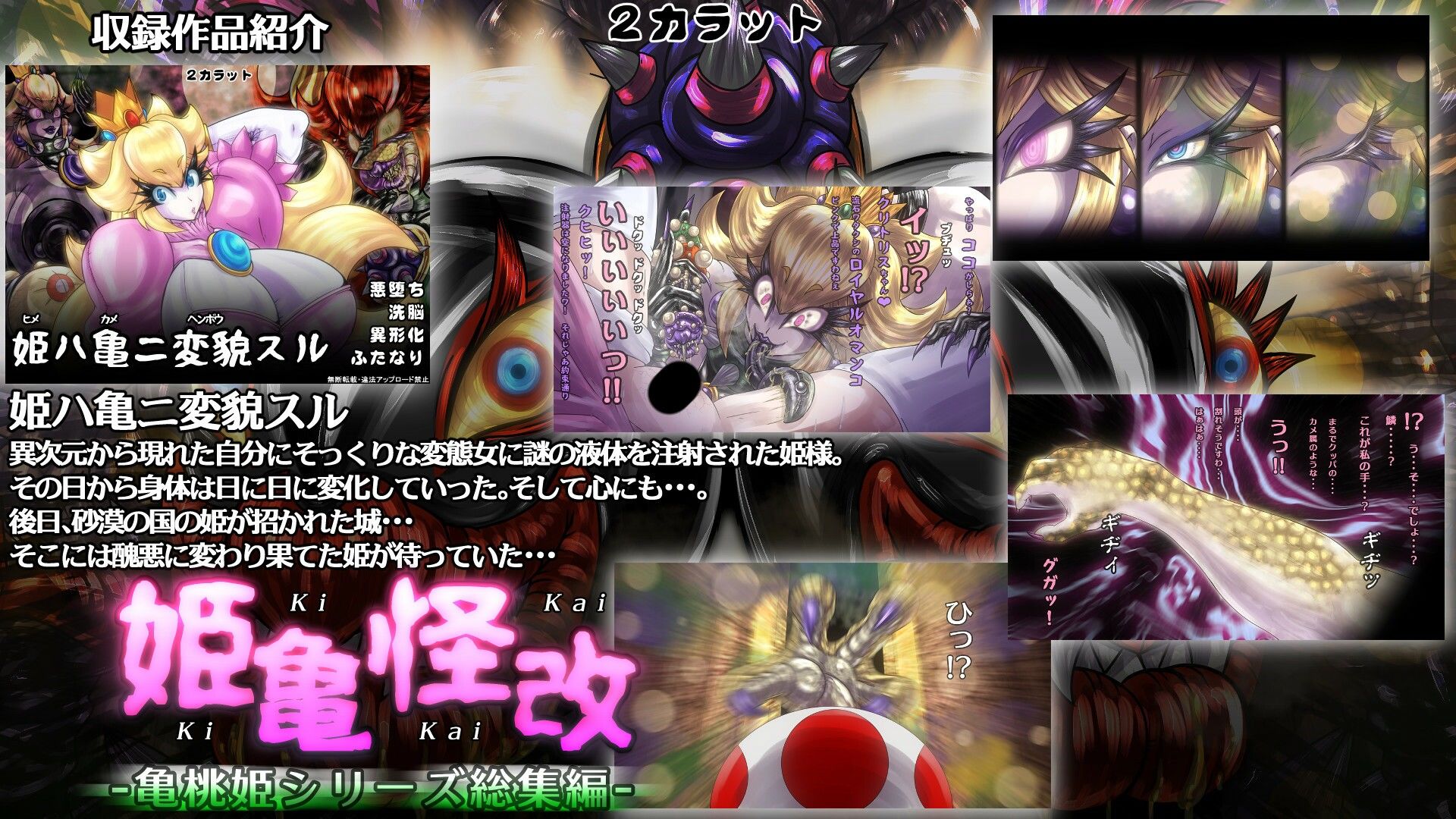 サンプル画像5:姫亀怪改 -亀桃姫シリーズ総集編-(2CARAT) [d_237479]