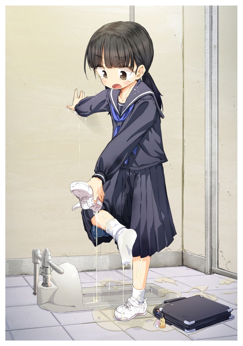 サンプル画像1:おもらしイラストまとめ(平日のおじさん) [d_238225]