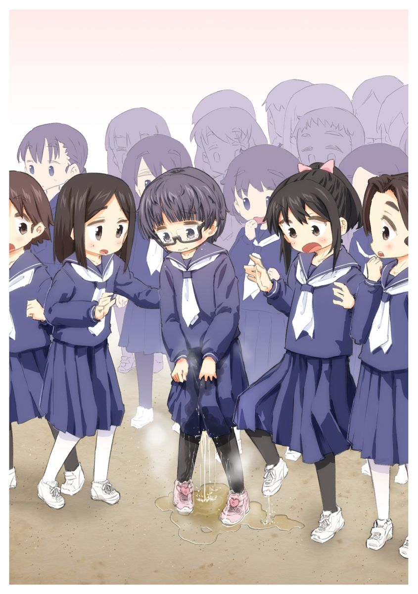 サンプル画像3:おもらしイラストまとめ(平日のおじさん) [d_238225]