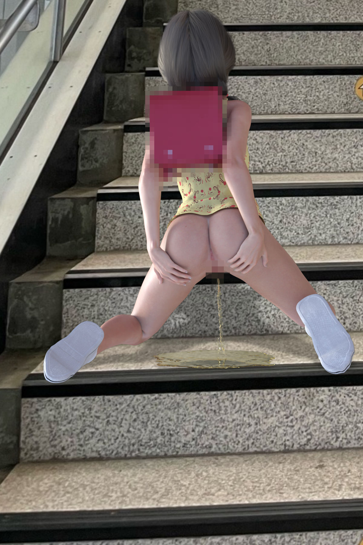 露出少女のお遊び01 まみ