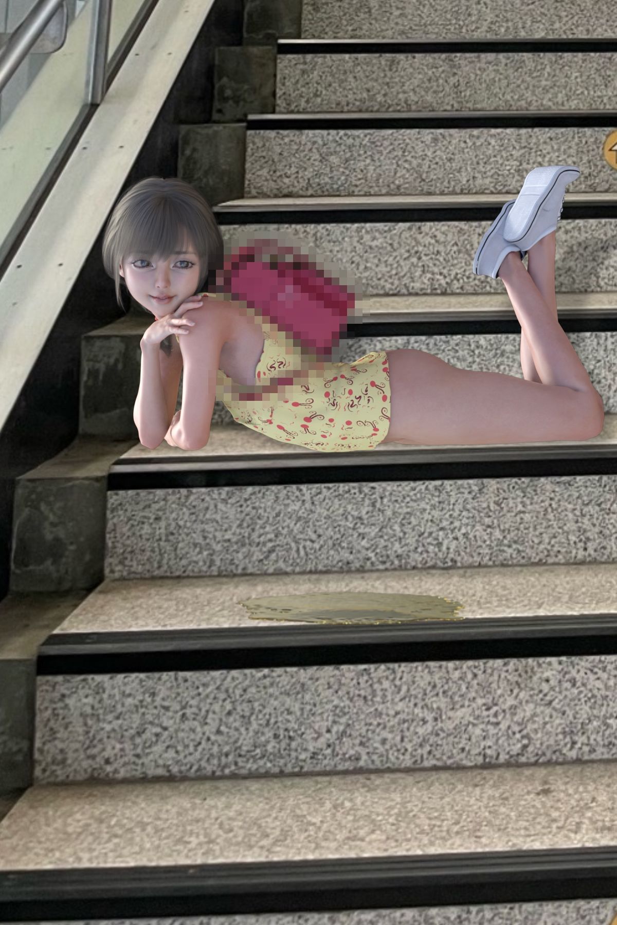 露出少女のお遊び01 まみ