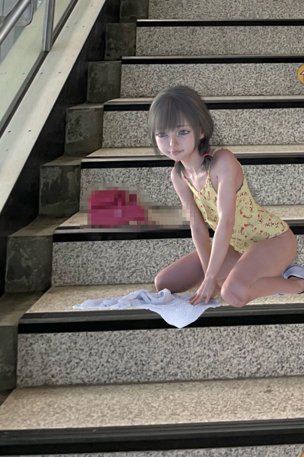 露出少女のお遊び01 まみ