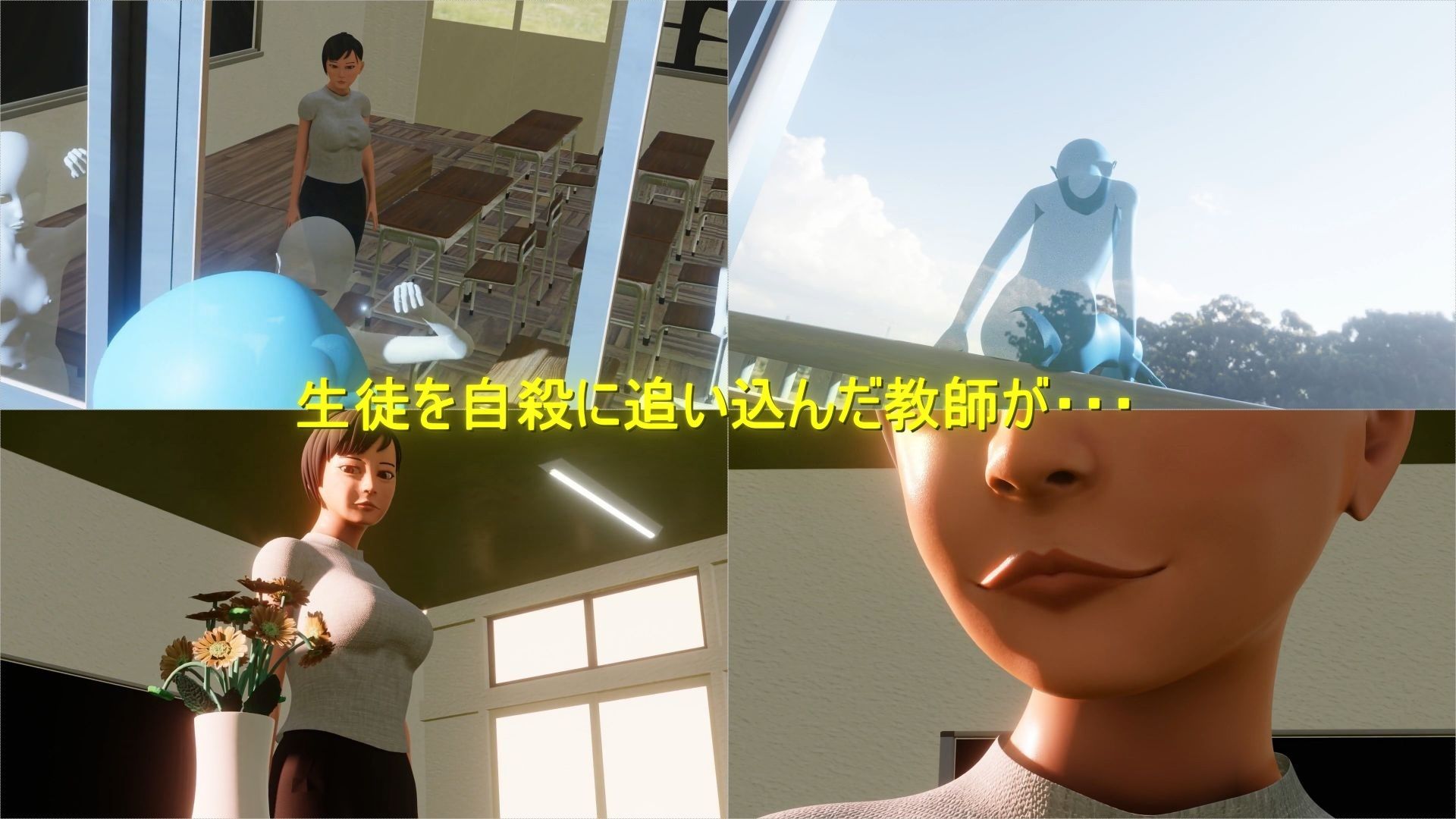 サンプル画像1:蟲の神の悪戯(湖畔の家) [d_239291]