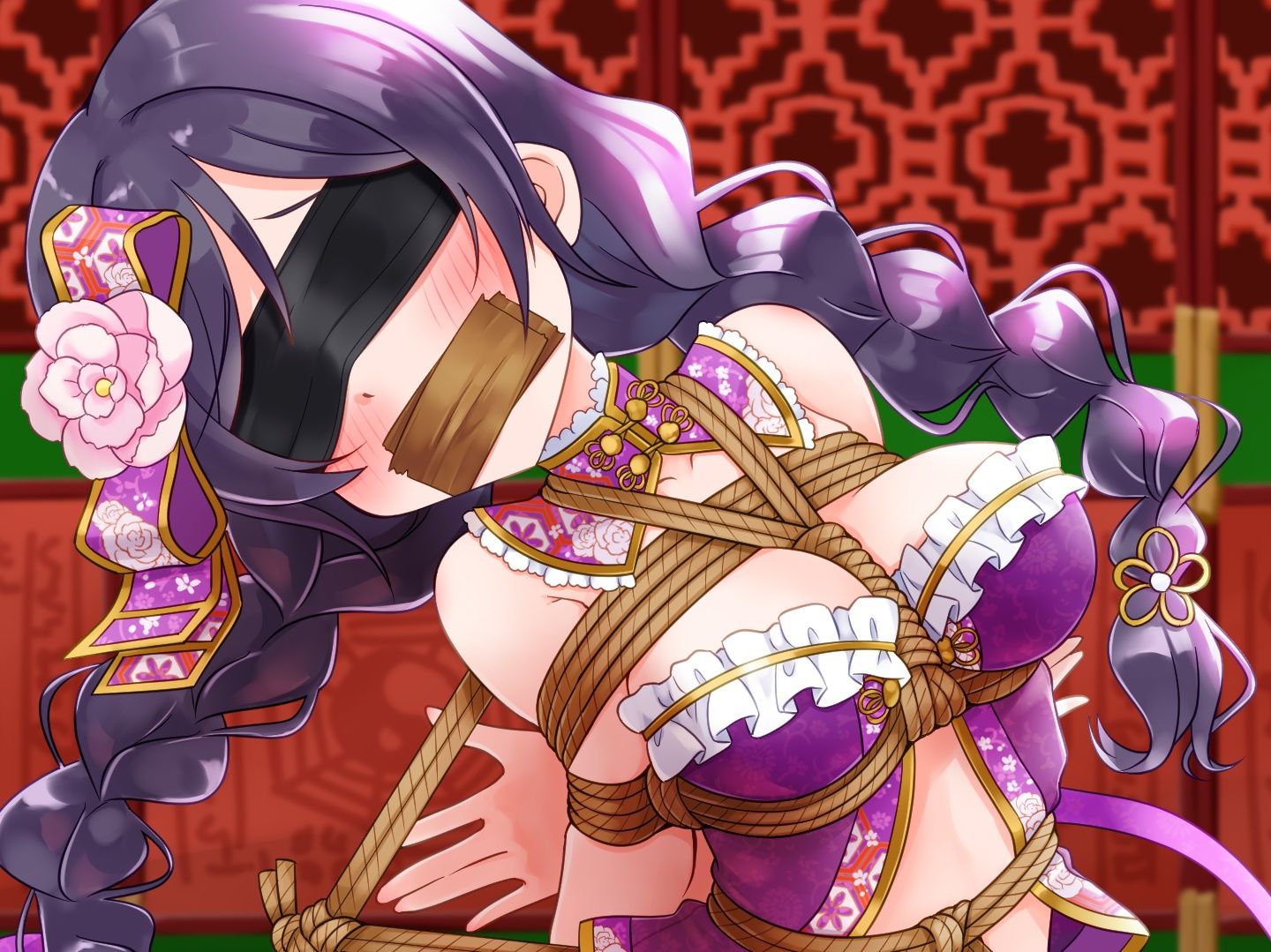 サンプル画像1:着衣緊縛CG集 なわのかなた 2021B(村雲茶屋) [d_239874]