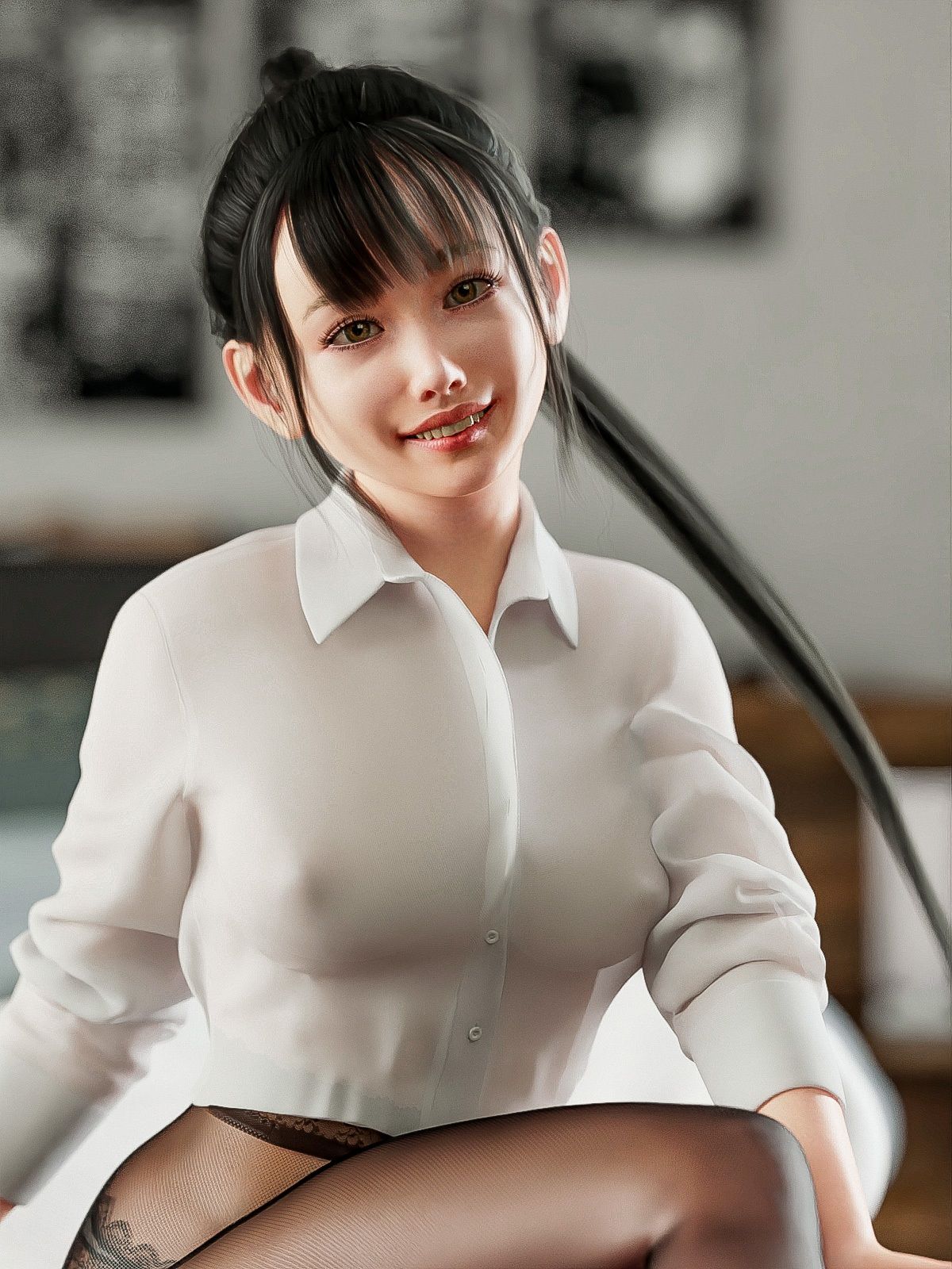 サンプル画像3:タイツ越しのパンツ11(かすみんティー) [d_240475]