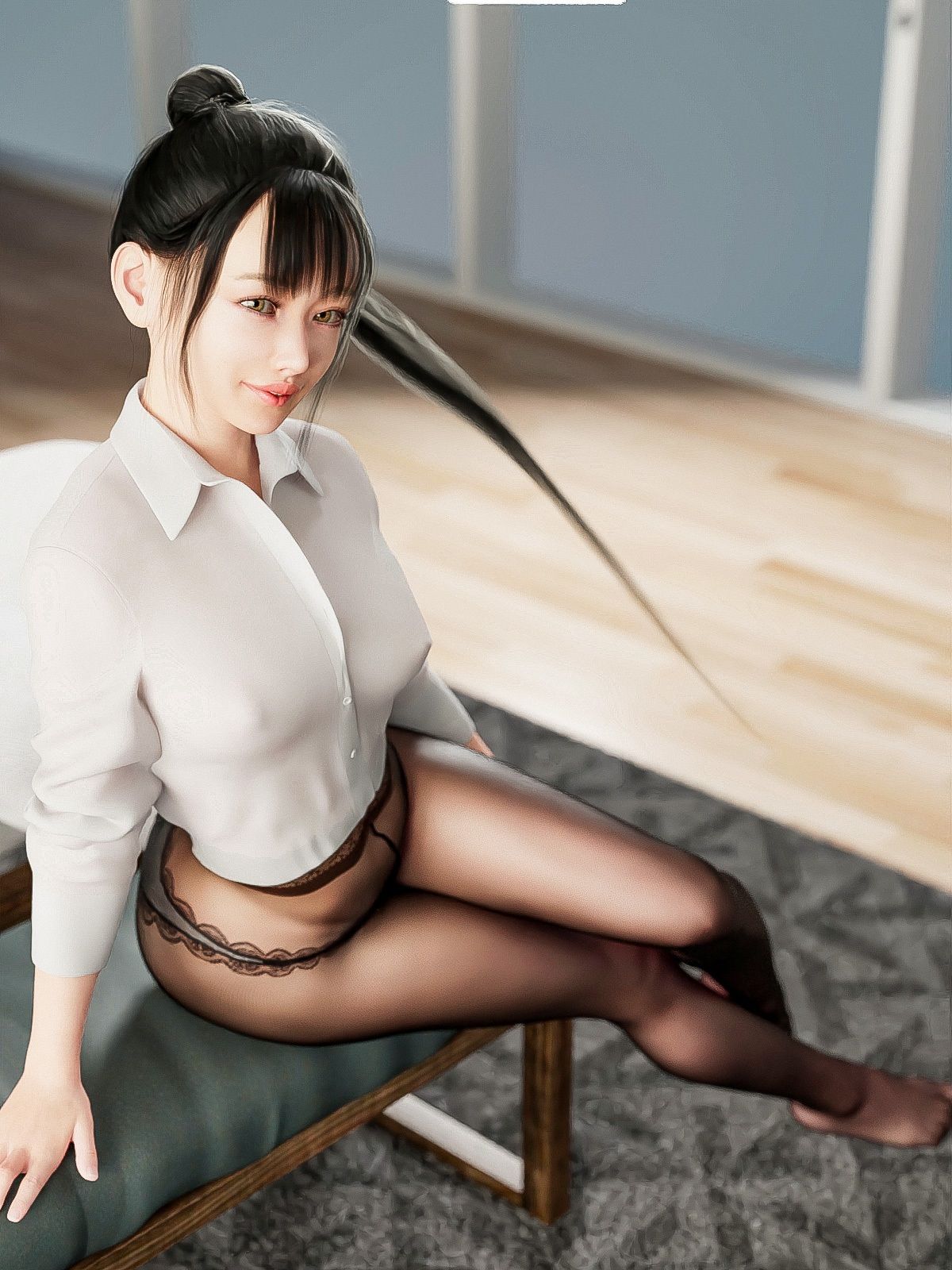 サンプル画像5:タイツ越しのパンツ11(かすみんティー) [d_240475]