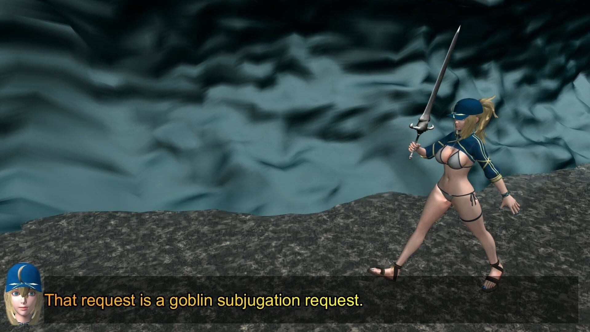 サンプル画像5:勇者アリスVSゴブリン(SFL) [d_240813]