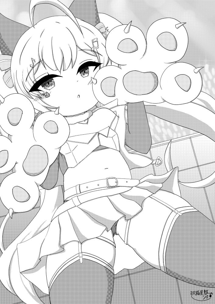 サンプル画像2:ニャンニャンアイドルは一肌脱ぐ！(しろいきょとー) [d_242312]