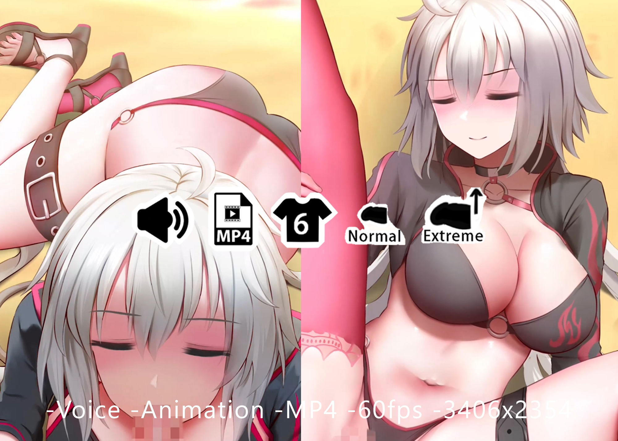 サンプル画像1:ジャンヌオルタ水着 – 同人動画 （ぎんハハ）(ぎんハハ) [d_242917]