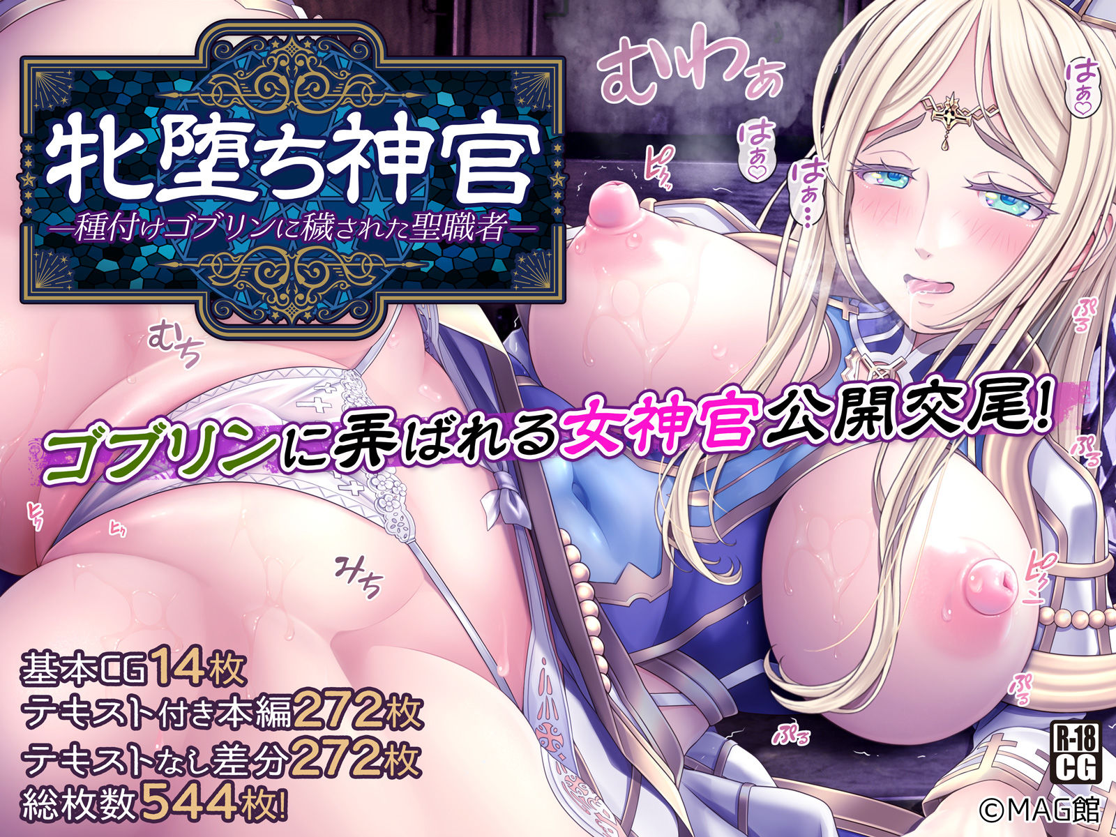 サンプル画像6:牝堕ち神官〜種付けゴブリンに穢された聖職者〜(MAG館) [d_243049]