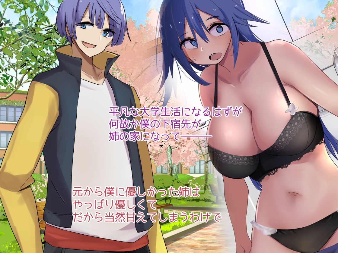 サンプル画像1:姉が僕を甘やかしすぎる(唐模様) [d_243195]